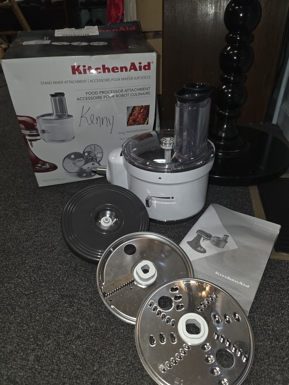 KitchenAid White Food Processor Attachment
